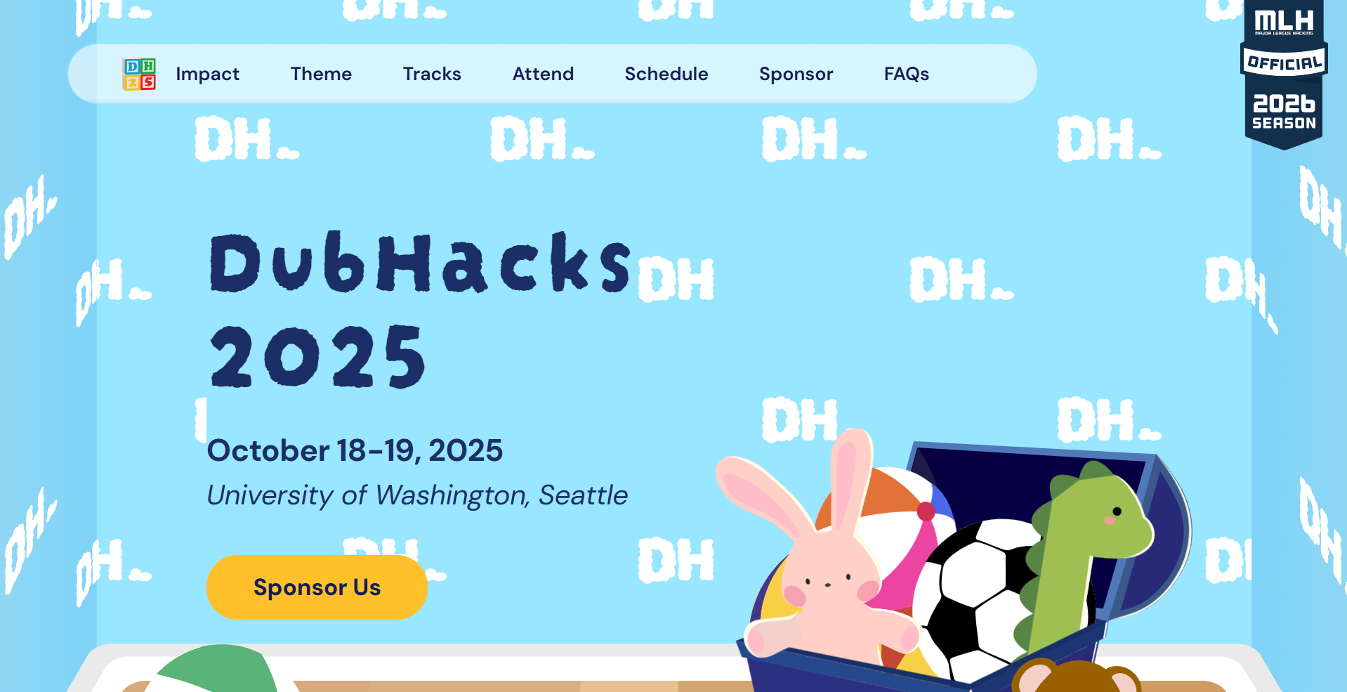 DubHacks ‘25 website
