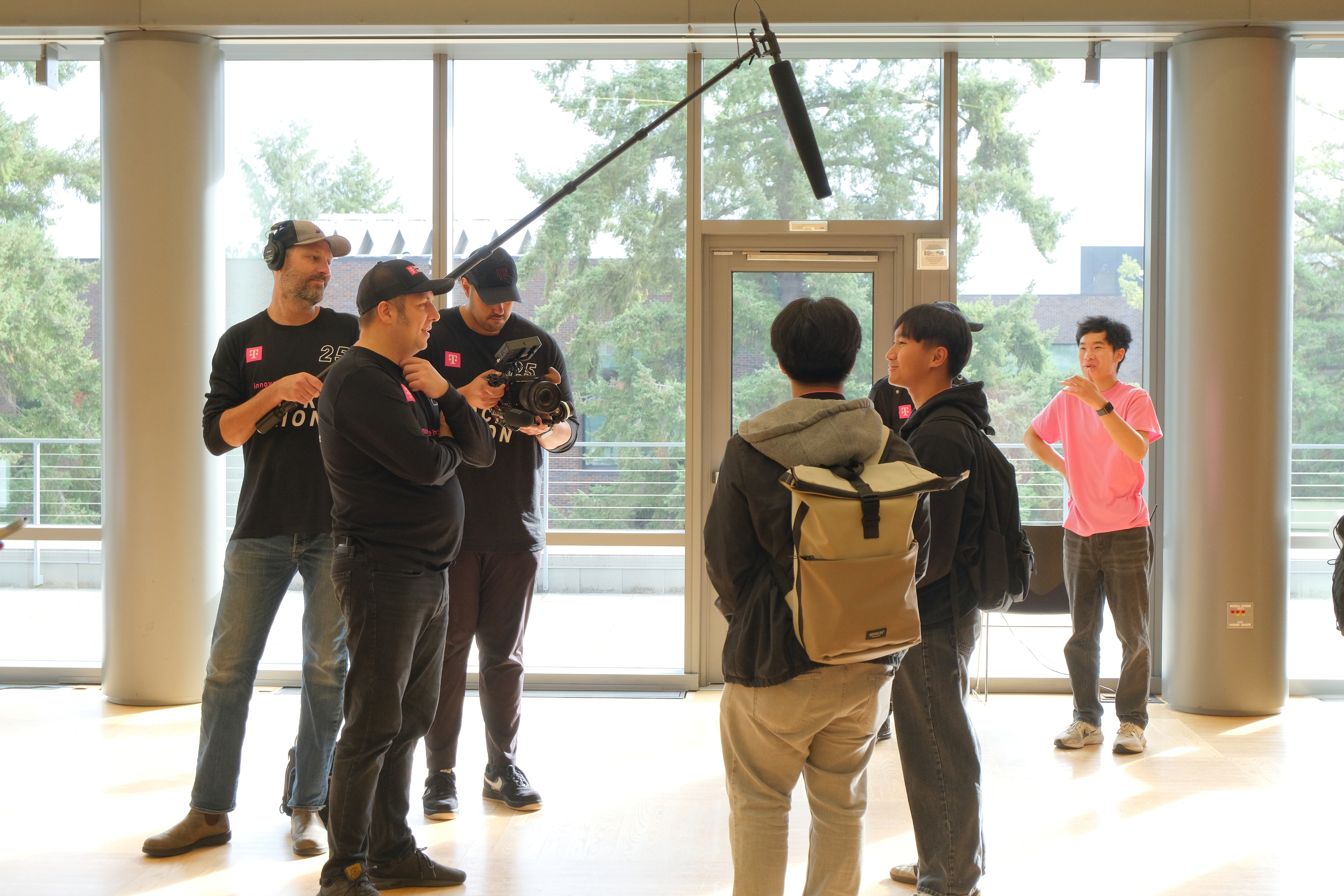 DubHacks organizers at an event